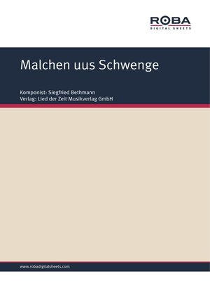 cover image of Malchen uus Schwenge
